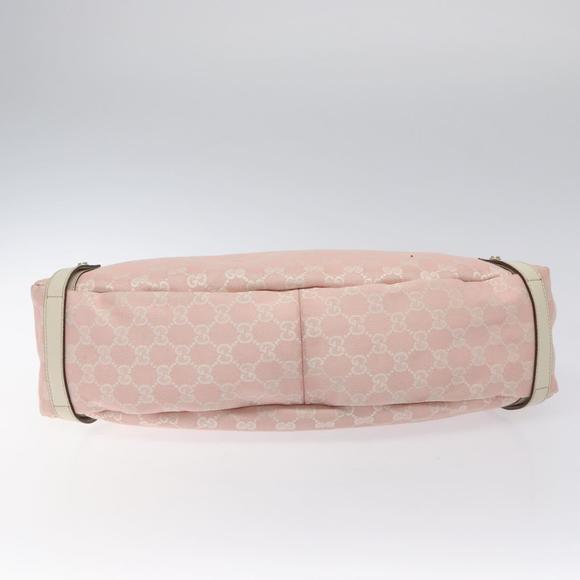 GUCCI GG Canvas Tote Bag Gold Pink 130736 Auth EC310 - Picture 5 of 16